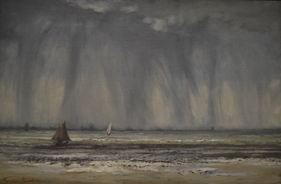Seascape by Gustave Courbet